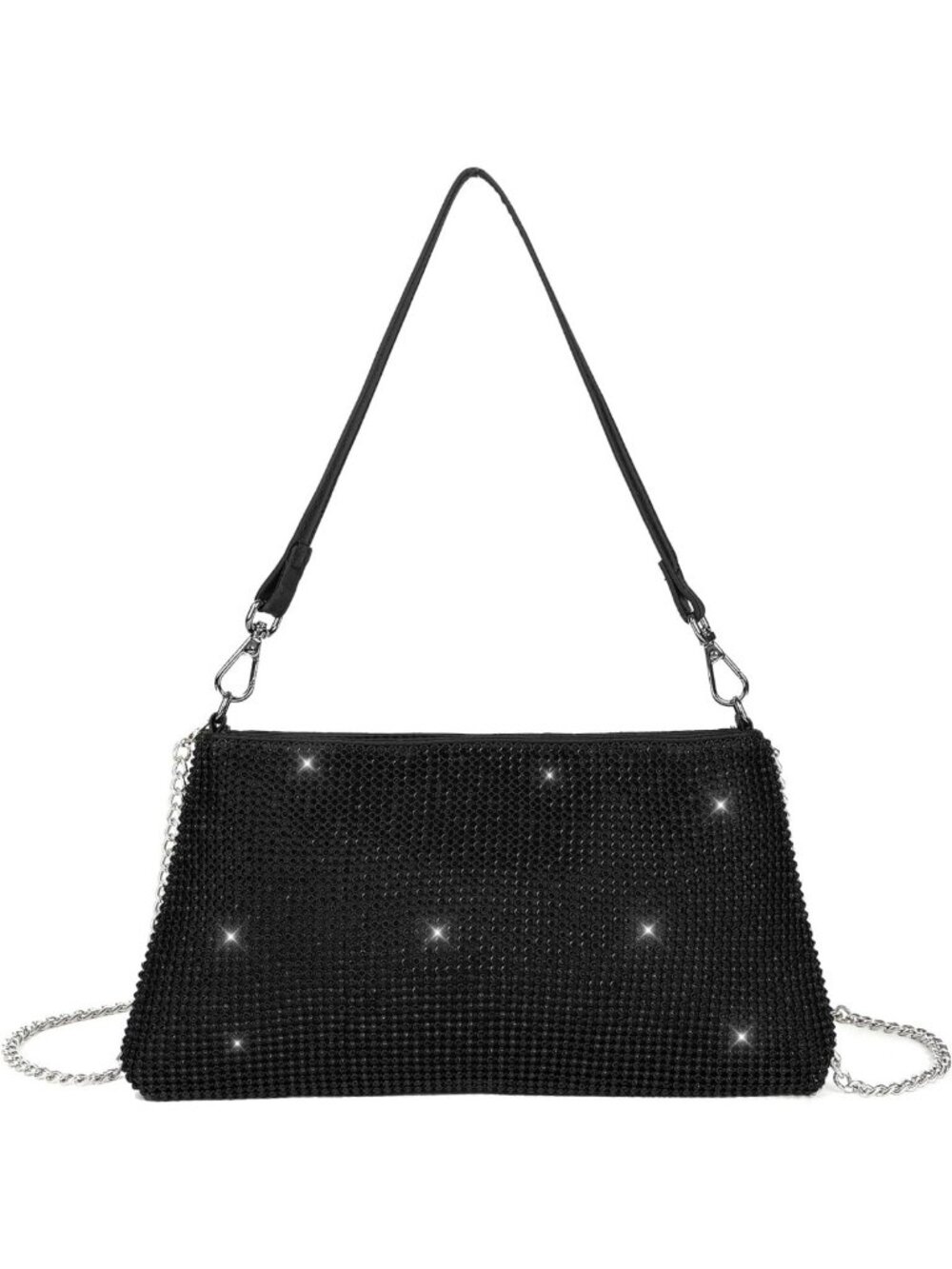 Sparkly Rhinestone Evening Clutch Purse for Women, Perfect for Brides & Parties